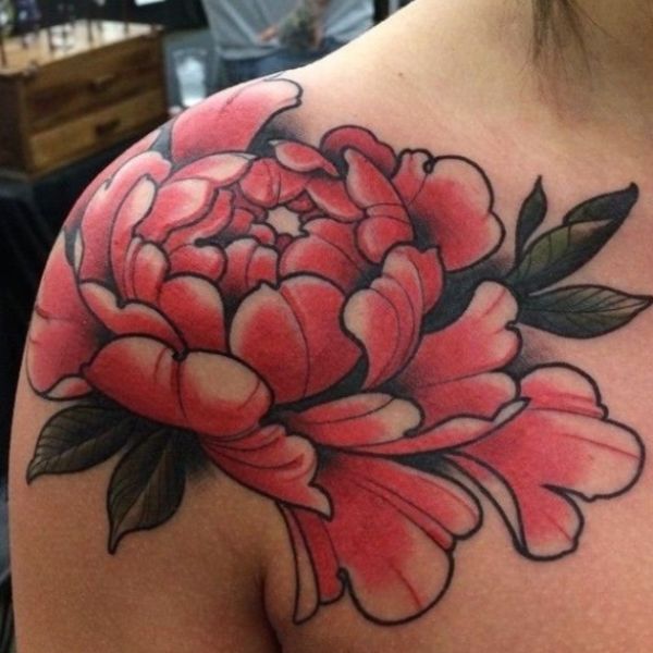 Tattoo hoa khuôn đơn