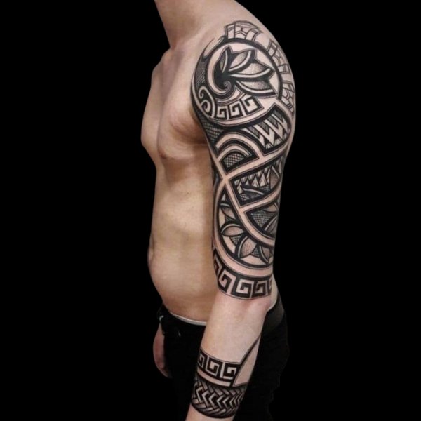 Tattoo hoa văn bắp tay chất đẹp nhất