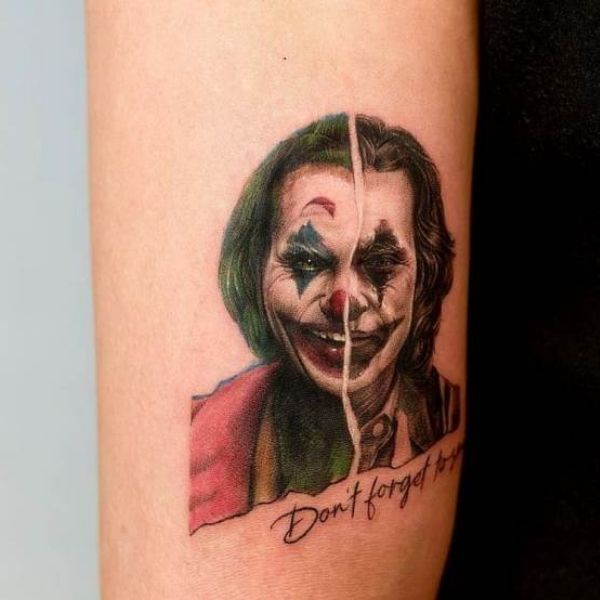 Tattoo joker chia rẽ