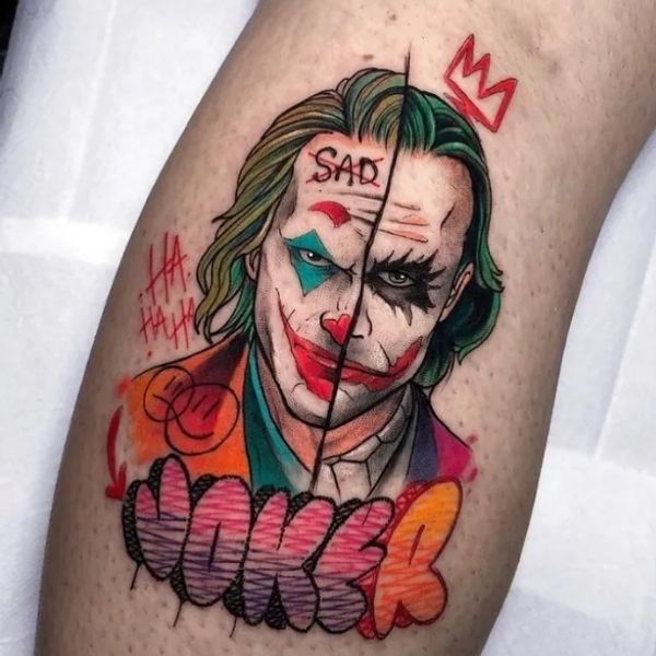 99 Hình Xăm Joker Đẹp Độc Đơn Giản Ý Nghĩa Hình Xăm Joker