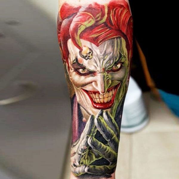 Tattoo joker kín tay đẹp