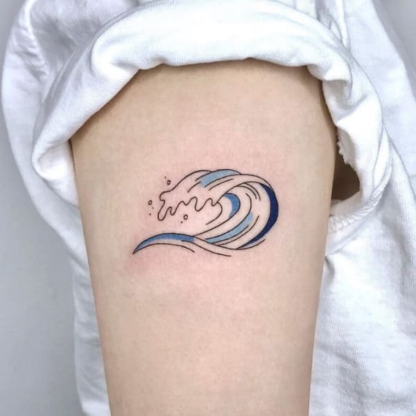 Tattoo may mắn tài lộc cho nữ mệnh thủy