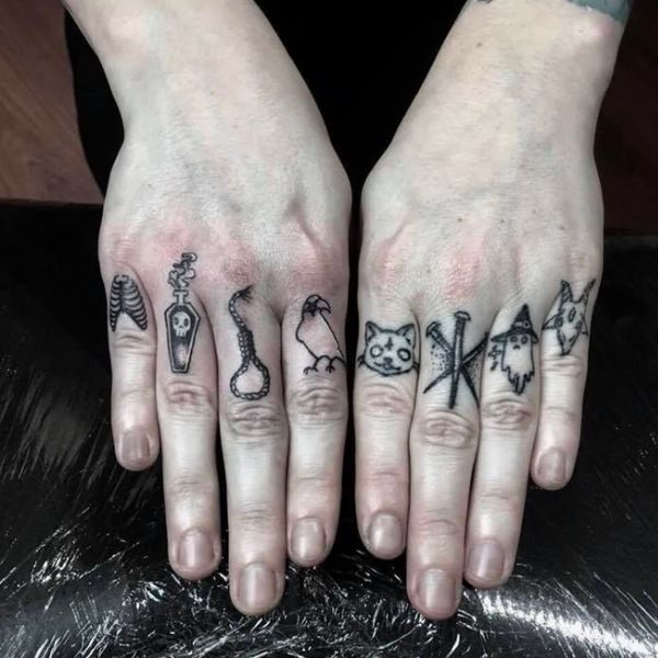 Tattoo ngón tay nữ ý nghĩa