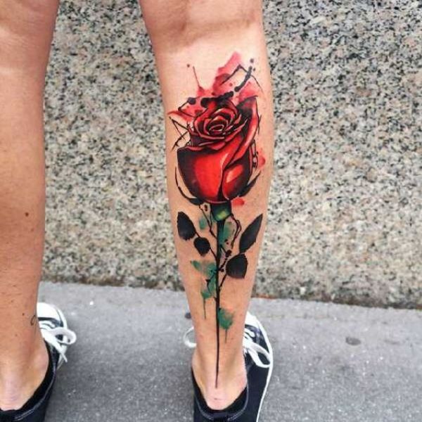 Tattoo ở bắp chuối mang đến nữ
