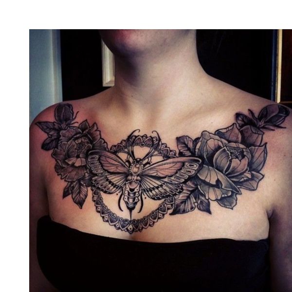 Tattoo ở ngực cho tới phái đẹp con cái ong