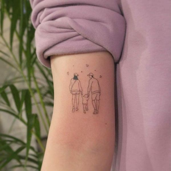 Tattoo quyến rũ cho nữ gia đình