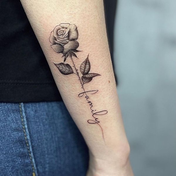 Tattoo quyến rũ cho nữ hoa lan