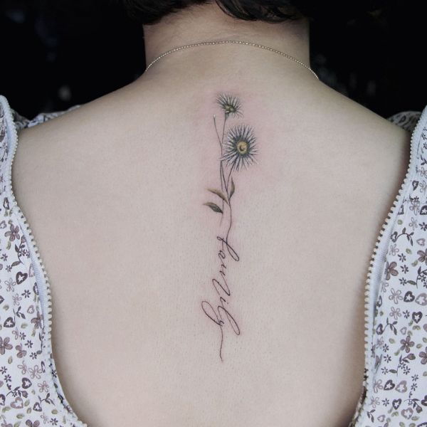 Tattoo hấp dẫn mang lại phái đẹp lưng