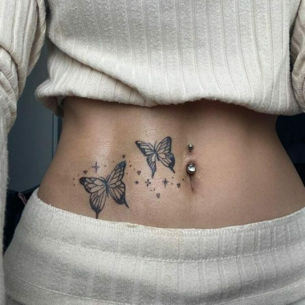 Tattoo hấp dẫn mang lại phái nữ ở bụng đẹp
