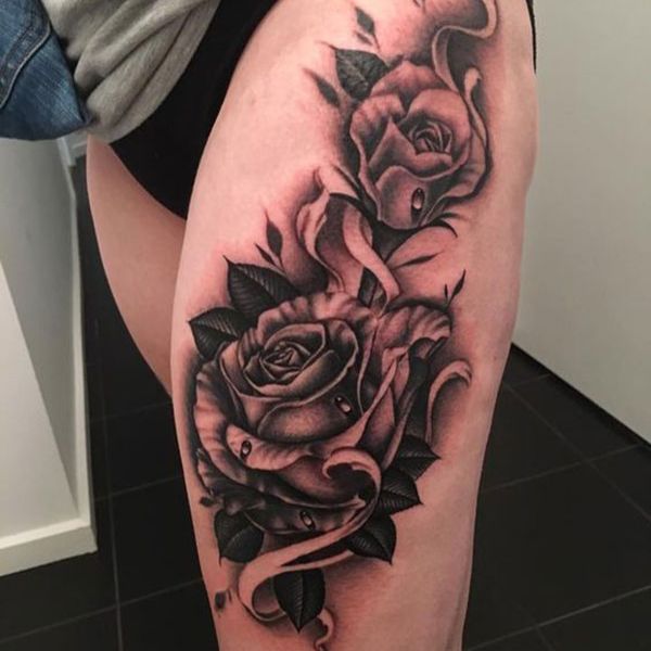 Tattoo quyến rũ cho nữ ở chân