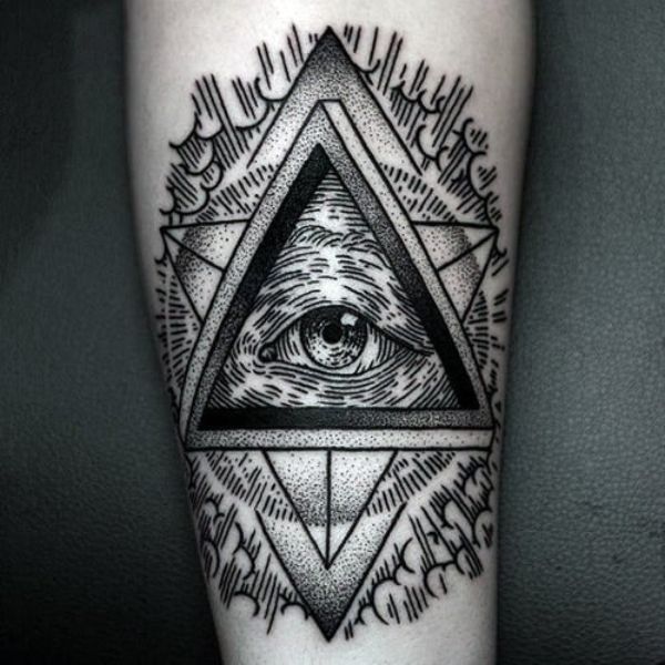 Tattoo tam giác quỷ