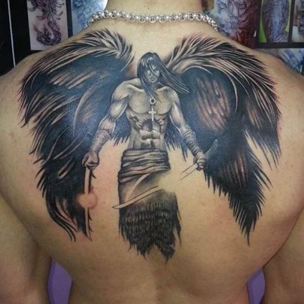 Tattoo thiên thần sa ngã