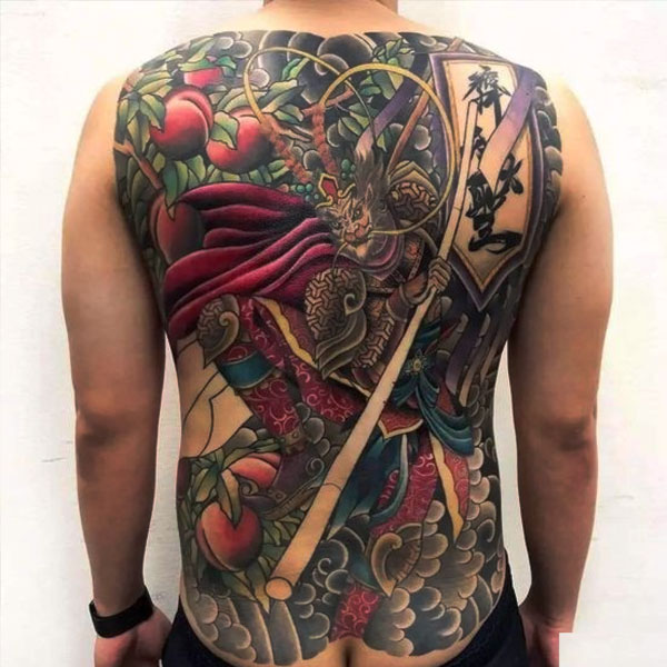 Tattoo tôn ngộ không đại náo thiên cung