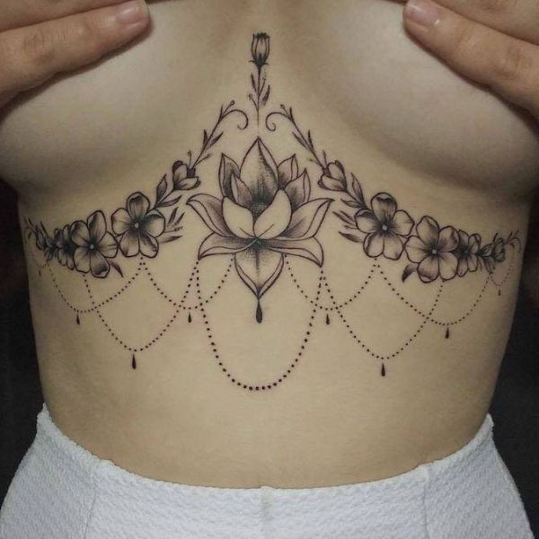 Tattoo trước ngực siêu đẹp