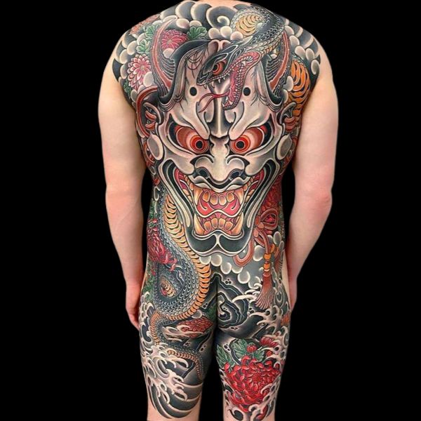 Tattoo yakuza full lưng