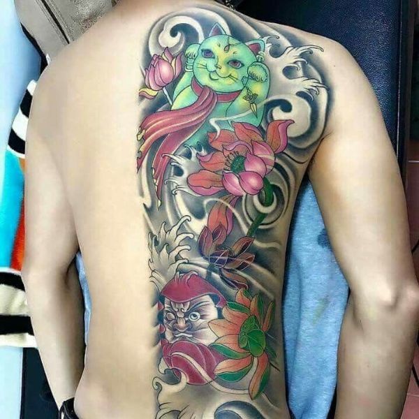 Tattoo yakuza nửa lưng