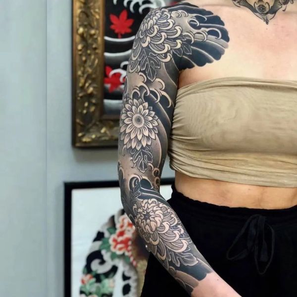 Tattoo yakuza ở tay 