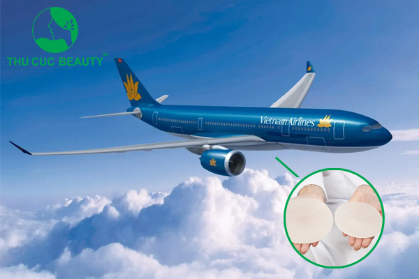 Nâng ngực có đi máy bay được không?