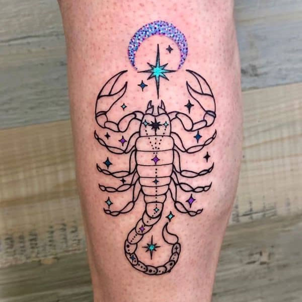 Tattoo bọ cạp chiêm tinh đẹp