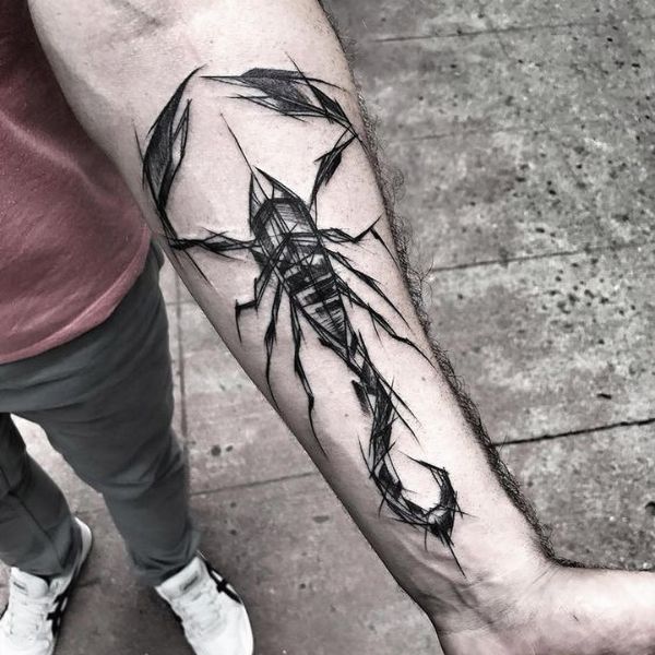 Tattoo bọ cạp cho nam siêu đẹp