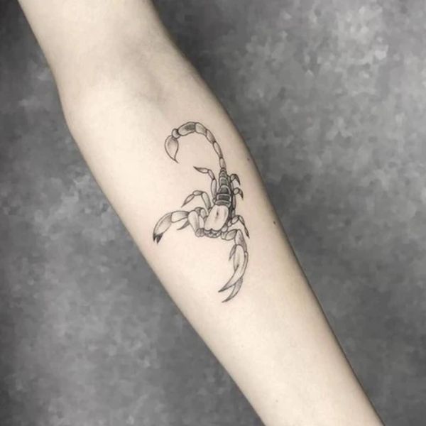 Tattoo bọ cạp tay siêu đẹp