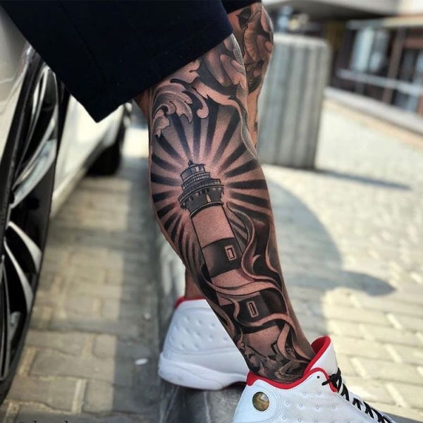 Hải đăng  Lighthouse tattoo Inner arm tattoos Tattoos gallery