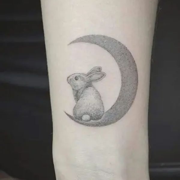 Tattoo con cái thỏ đẹp