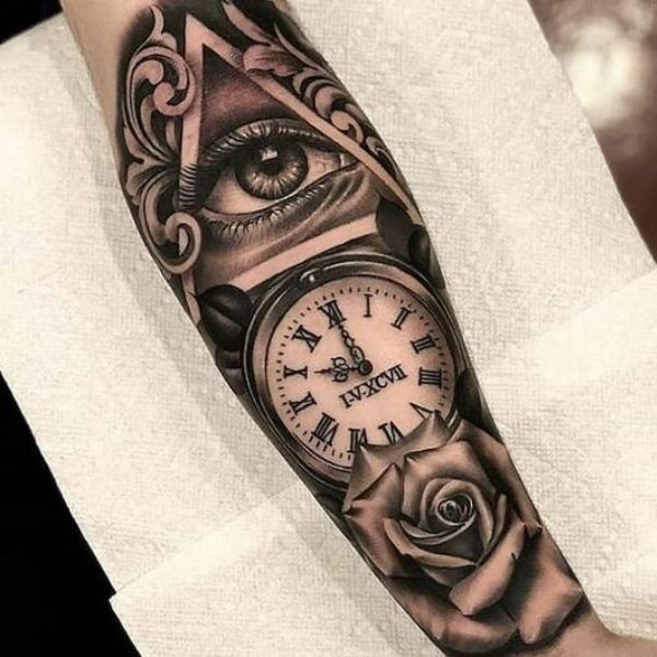 Tattoo đồng hồ đẹp
