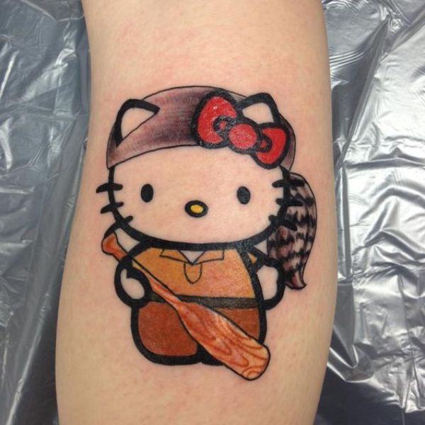 tattoo hello kitty ở tay