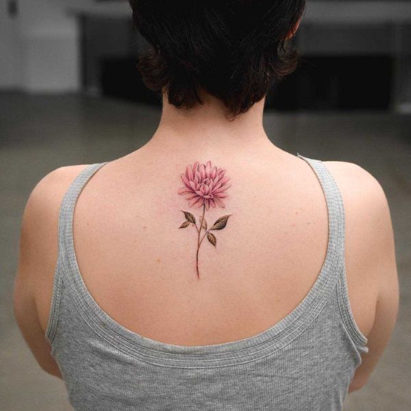 Tattoo hoa cúc đẹp