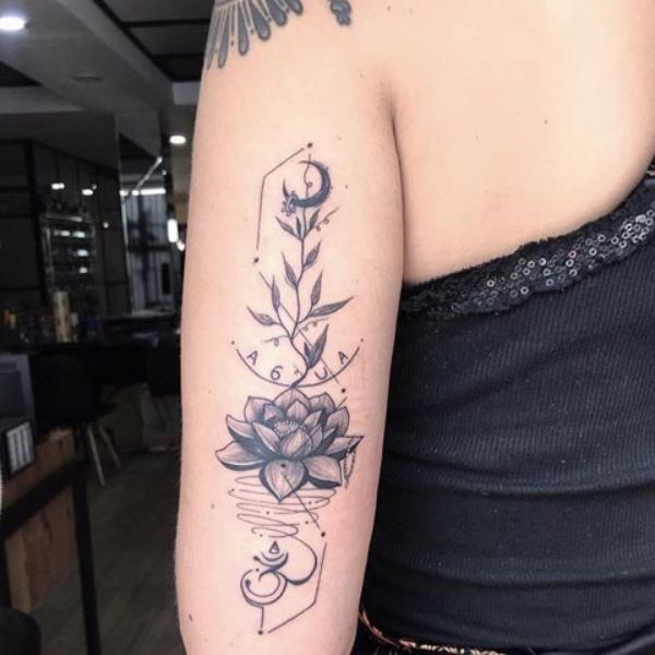 Tattoo ở bắp tay dành riêng cho nữ
