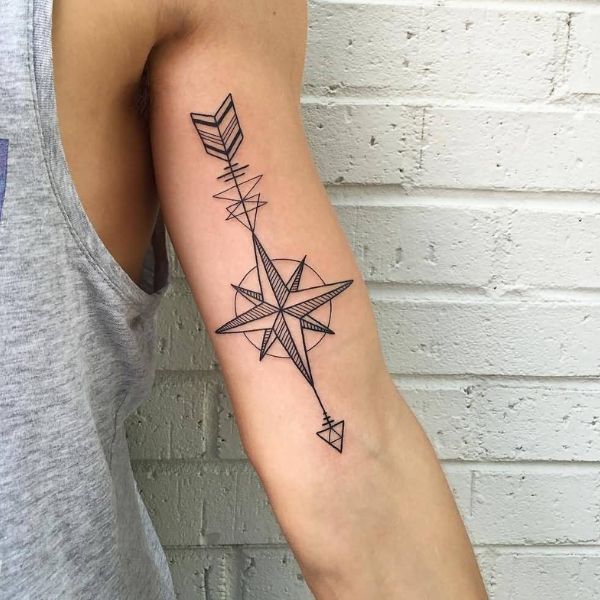 Tattoo ở bắp tay mini