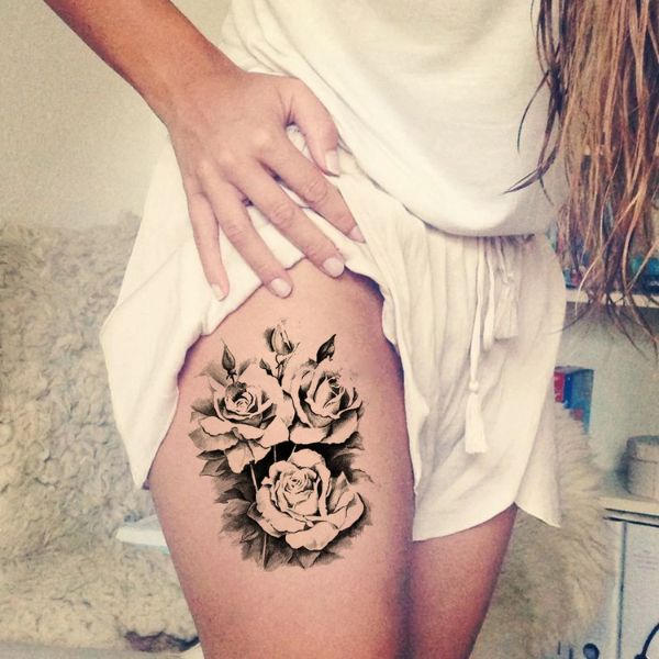 Tattoo ở chân cho nữ đơn giản