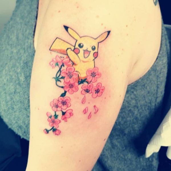Pokémon tattoo by Billy at Save Point Tattoo Brisbane AUS  rtattoo