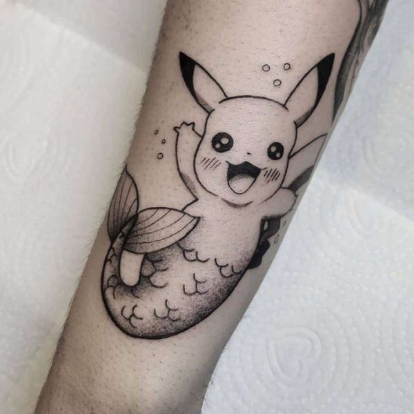 Tattoo pikachu cho nam
