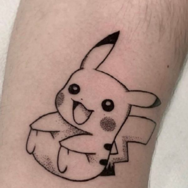 tattoo pikachu cute