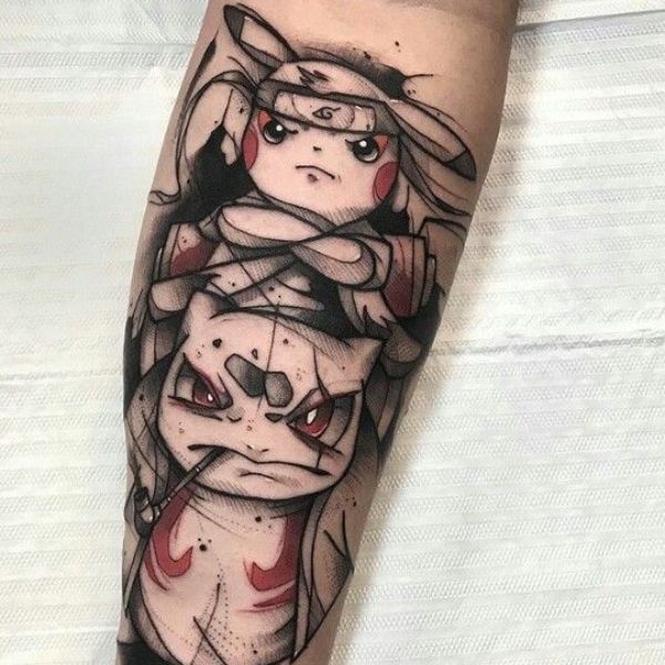 Tattoo pikachu hacoge