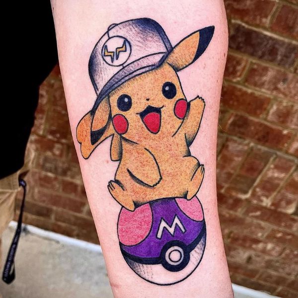 Tattoo pikachu pokemon