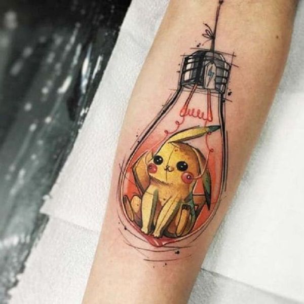 Tattoo pikachu siêu đẹp