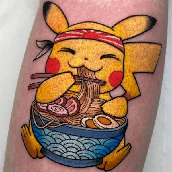 Pikachu tattoo by Pablo Frias Tattoo  Post 28885
