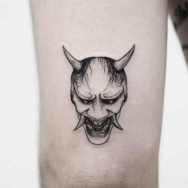 Tattoo quỷ dạ xoa mini đẹp