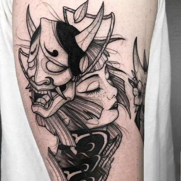 Tattoo quỷ dạ xoa mỹ nữ