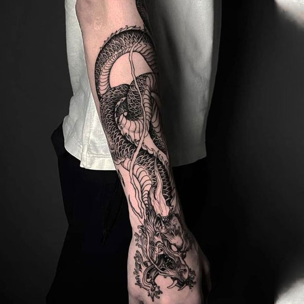 Tattoo Long quấn tay đẹp nhất dành riêng cho nam