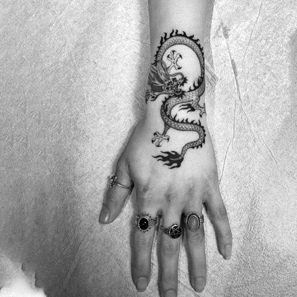 Tattoo Long quấn tay mini đẹp