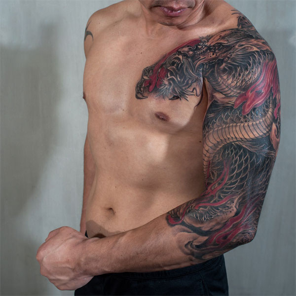 Tattoo Long quấn tay phái mạnh chất