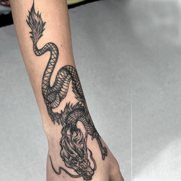 Tattoo Long quấn tay siêu đẹp