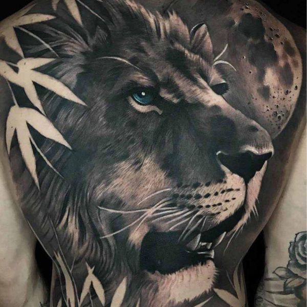 Tattoo sư tử kiêu hãnh