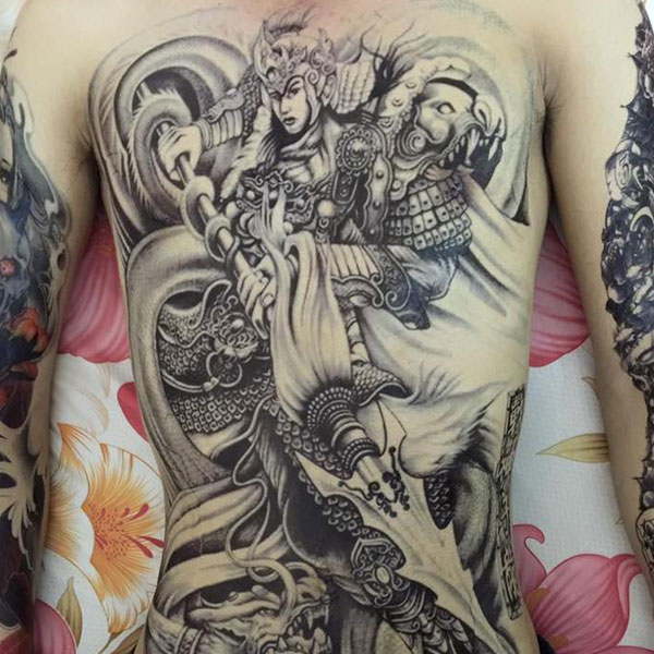 Tattoo triệu tử long nam siêu đẹp