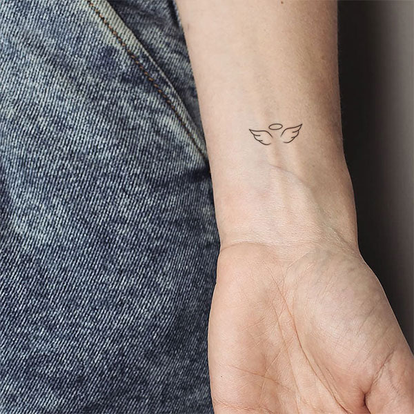 Tattoo cánh thiên thần nhỏ