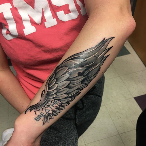 Tattoo cánh thiên thần siêu đẹp